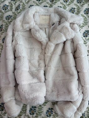 White Faux Fur Jacket